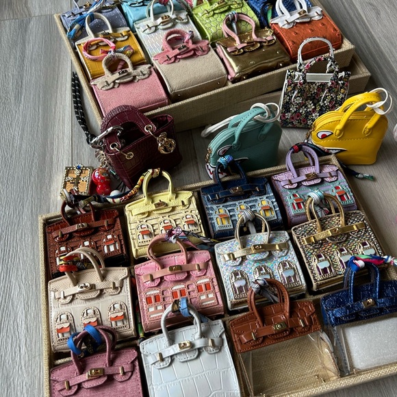 Mini bag bag charm - Picture 1 of 8